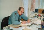Старший преподаватель академии воздушно-космической обороны полковник Валентин Аржаев. Тверь 2004